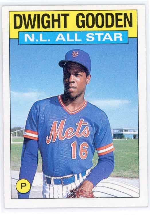 1986 Topps #709 Dwight Gooden Card