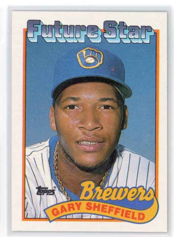 1989 Topps #343 Gary Sheffield FS RC Card