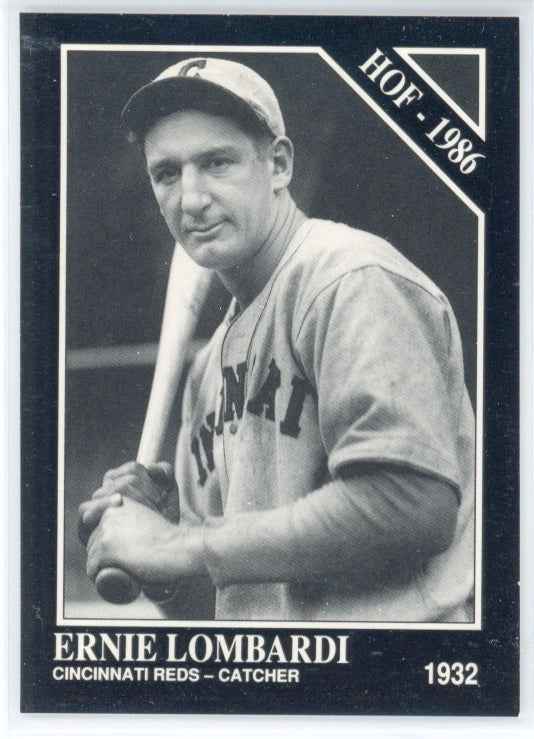 1991 Conlon TSN #27 Ernie Lombardi Card