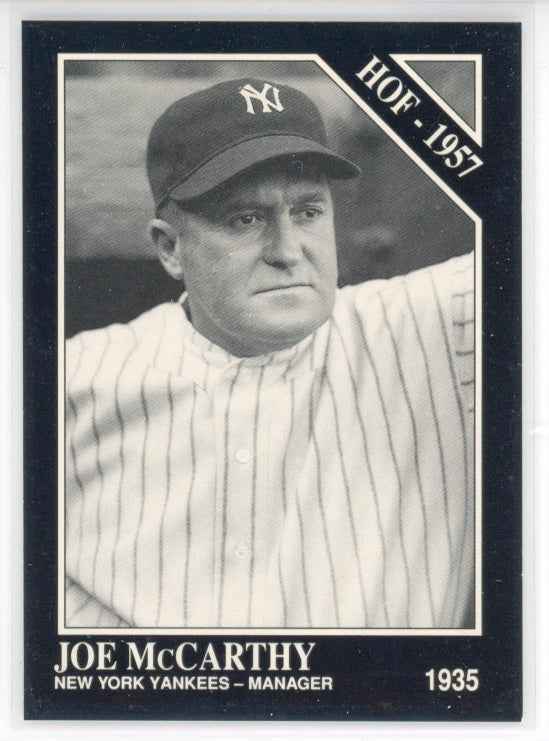 1991 Conlon TSN #28 Joe McCarthy HOF Card