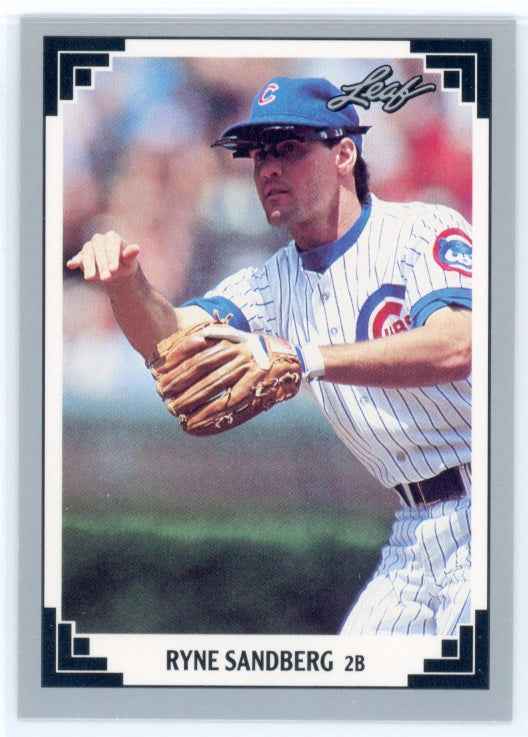 1991 Leaf Set #207 Ryne Sandberg Card