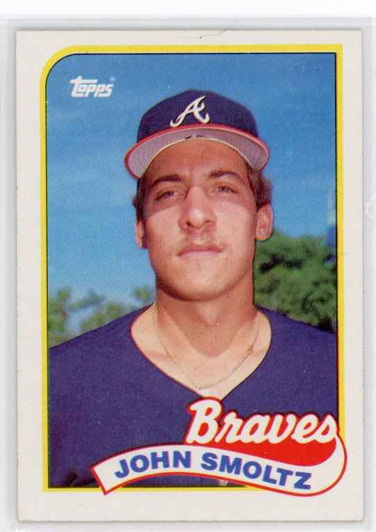 1989 Topps #382 John Smoltz RC Card