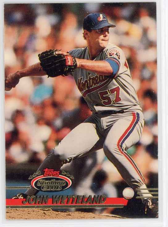 1993 Topps Stadium Club #344 John Wetteland Card