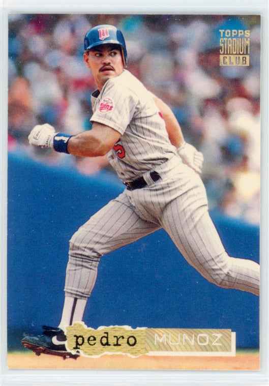 1994 Topps Stadium Club Golden Rainbow #22 Pedro Munoz Card