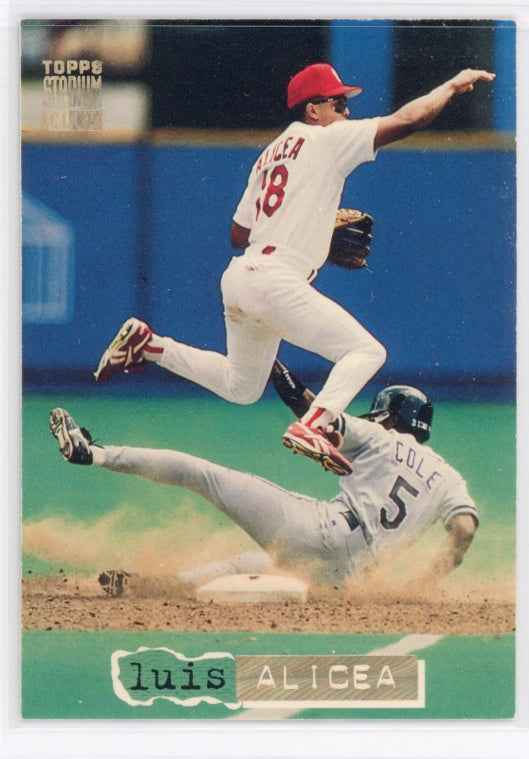 1994 Topps Stadium Club Golden Rainbow #146 Luis Alicea Card