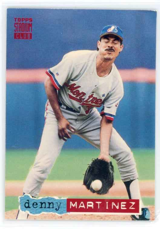 1994 Topps Stadium Club #187 Denny Martinez Card