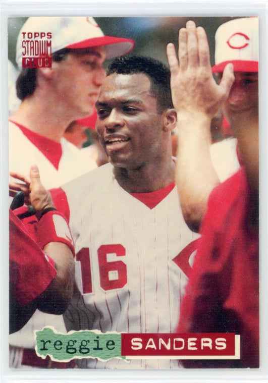 1994 Topps Stadium Club #136 Reggie Sanders Card