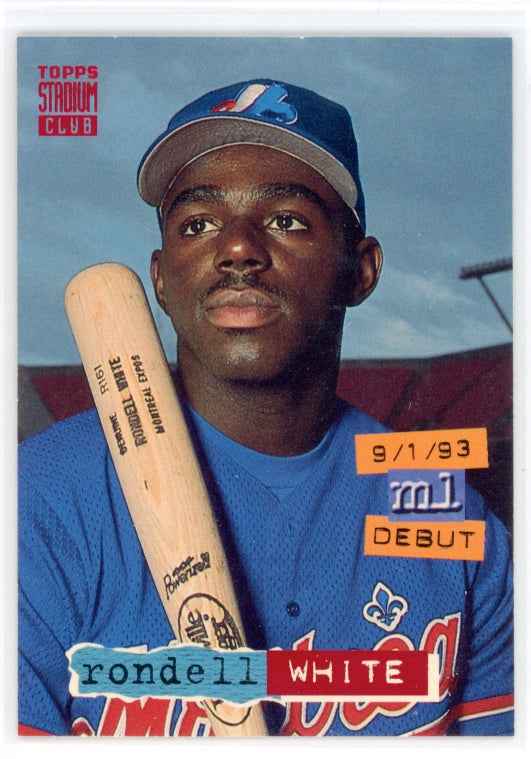 1994 Topps Stadium Club #435 Rondell White Card