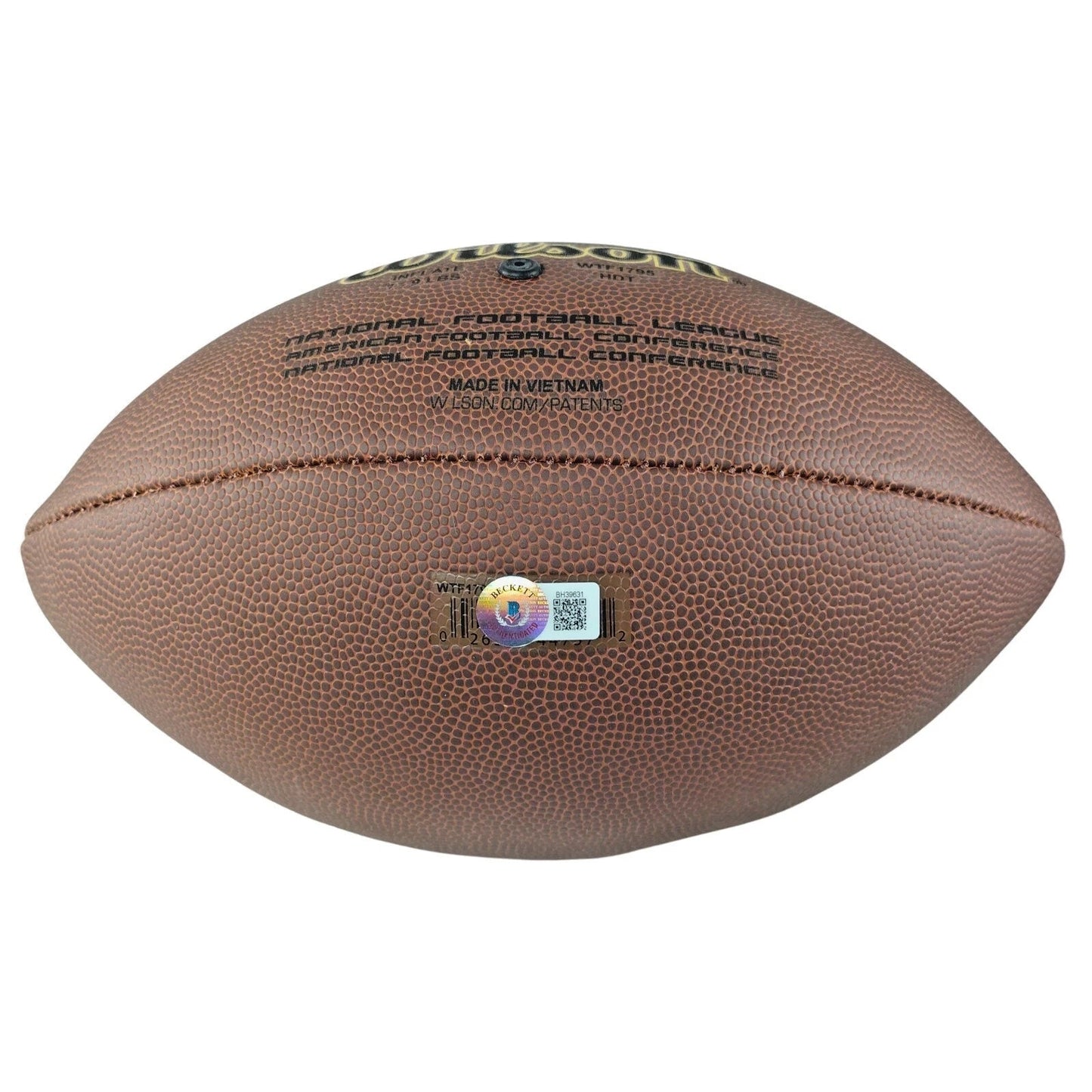 Jerry Jeudy Cleveland Browns Cleveland Browns Autographed NFL Football — Beckett Authentication - Sport Cards