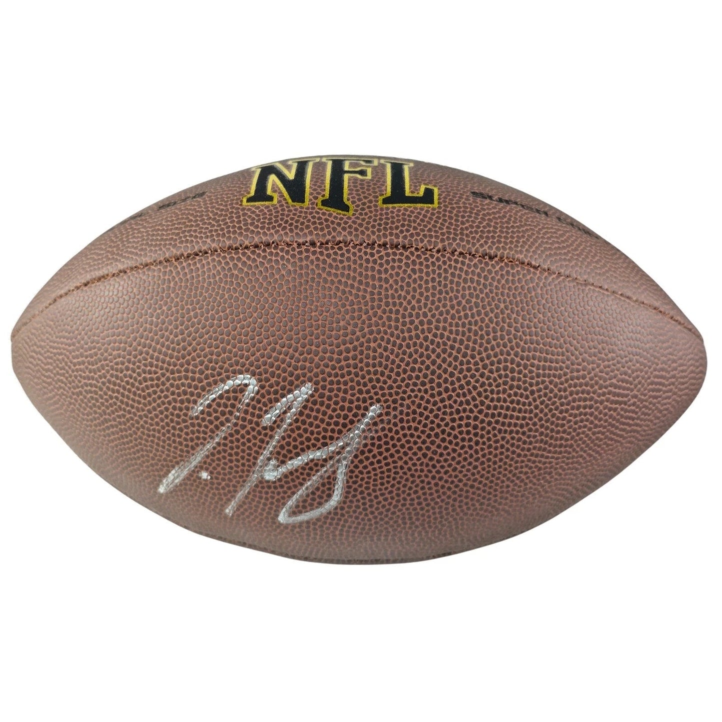 Jerry Jeudy Cleveland Browns Cleveland Browns Autographed NFL Football — Beckett Authentication - Sport Cards