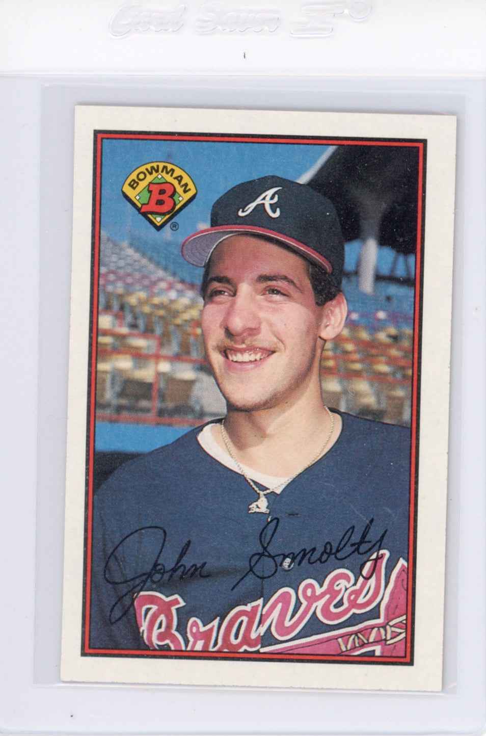 1989 Bowman #266 John Smoltz Rookie (RC) Card