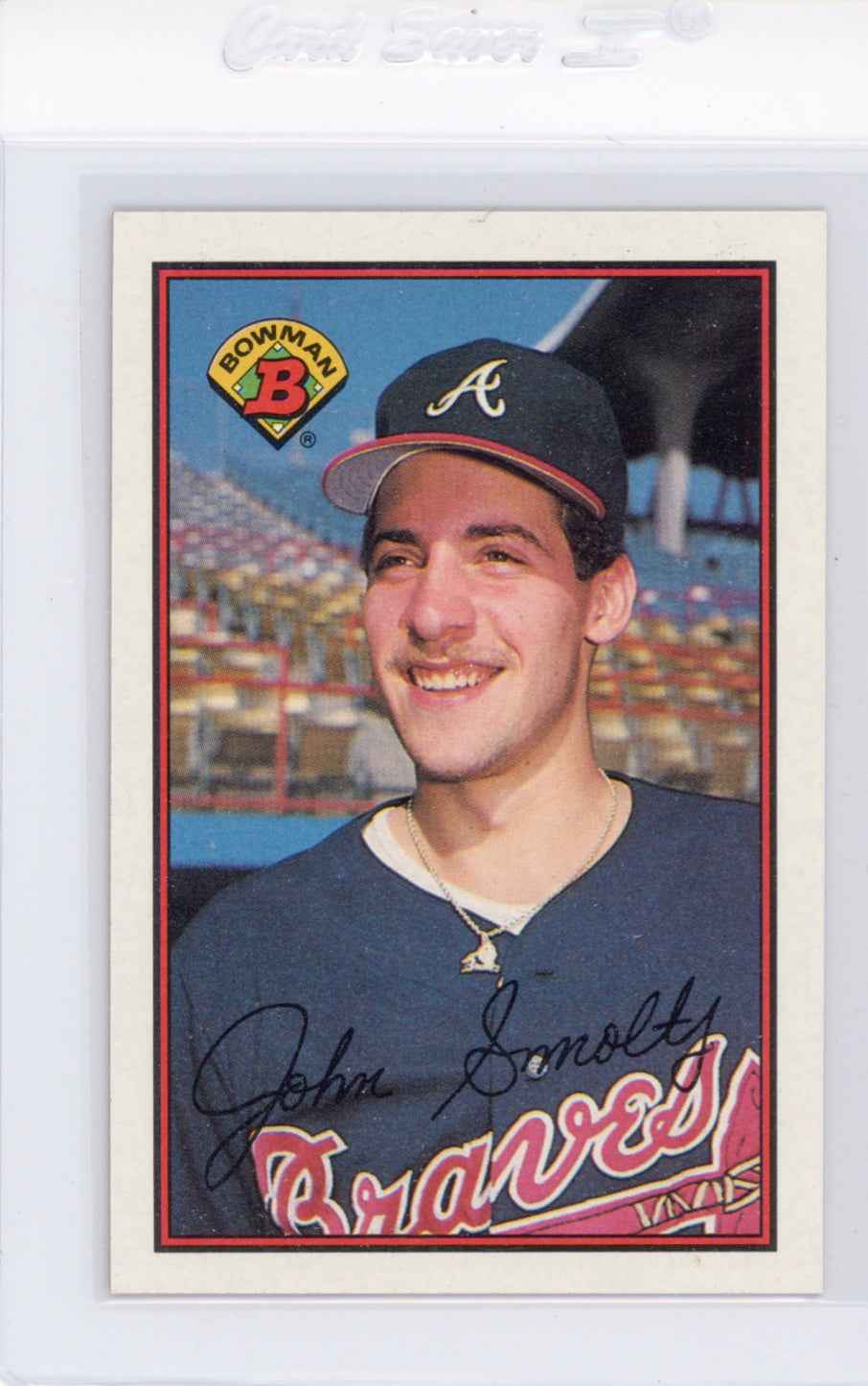 1989 Bowman #266 John Smoltz Rookie (RC) Card
