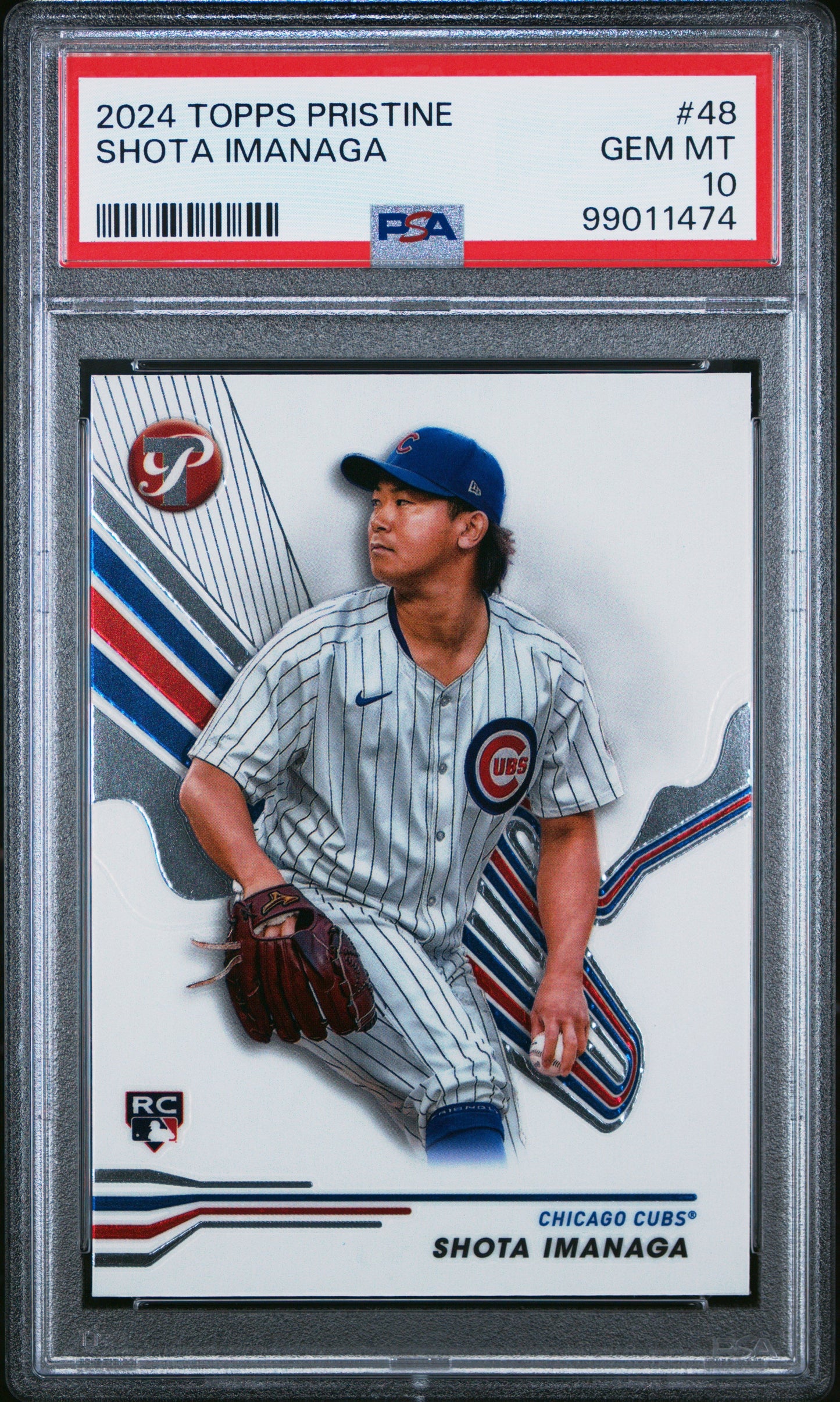 Graded 2024 Topps Pristine Shota Imanaga #48 Rookie RC Baseball Card PSA 10 Gem Mint
