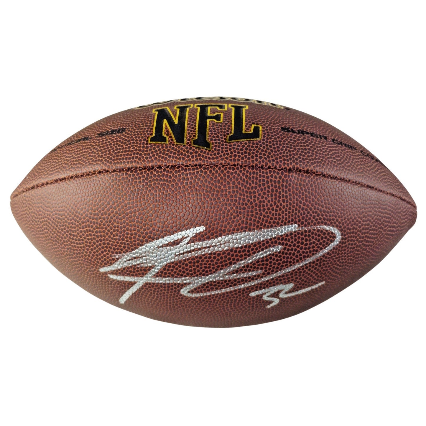 Kenyan Drake Autographed NFL Wilson Football Baltimore Ravens, Alabama Crimson Tide — Beckett Authentication - Sport Cards