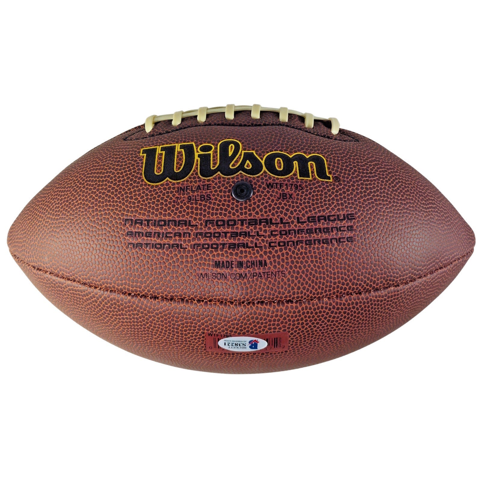Kenyan Drake Autographed NFL Wilson Football Baltimore Ravens, Alabama Crimson Tide — Beckett Authentication - Sport Cards