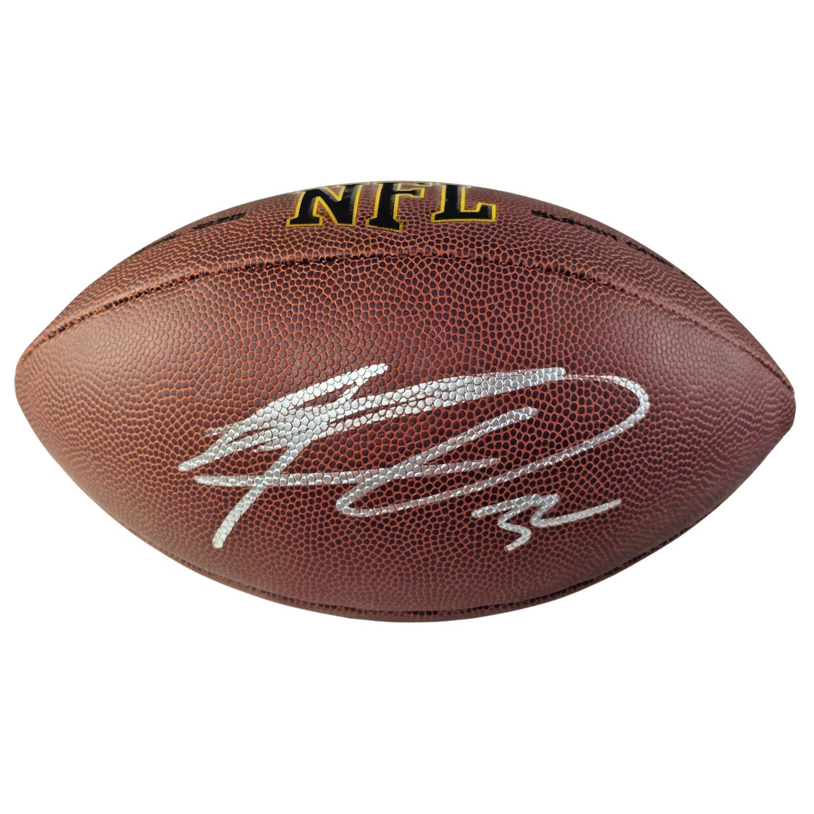 Kenyan Drake Autographed NFL Wilson Football Baltimore Ravens, Alabama Crimson Tide — Beckett Authentication - Sport Cards