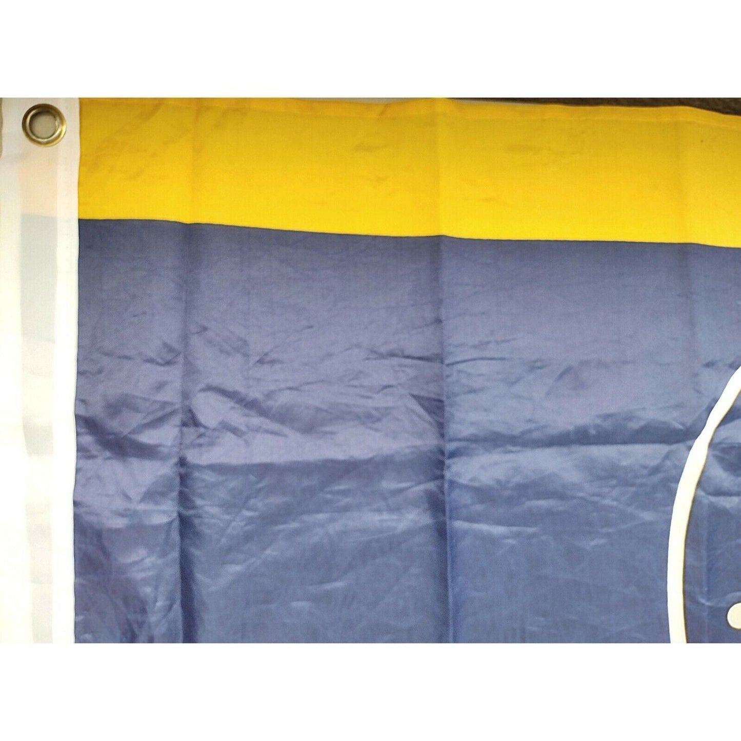 LA Rams Legends Autographed Football Flag Eric Dickerson Jim Everett Henry Ellard — Beckett Authentication