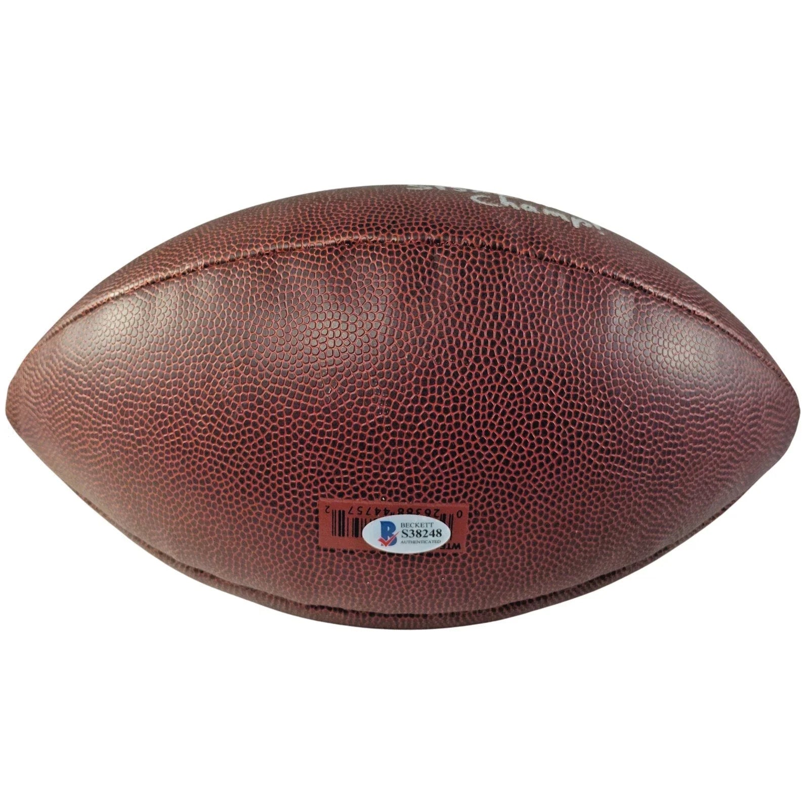 Larry Foote Pittsburgh Steelers Autographed NFL Football Inscribed — Beckett Authentication - Sport Cards