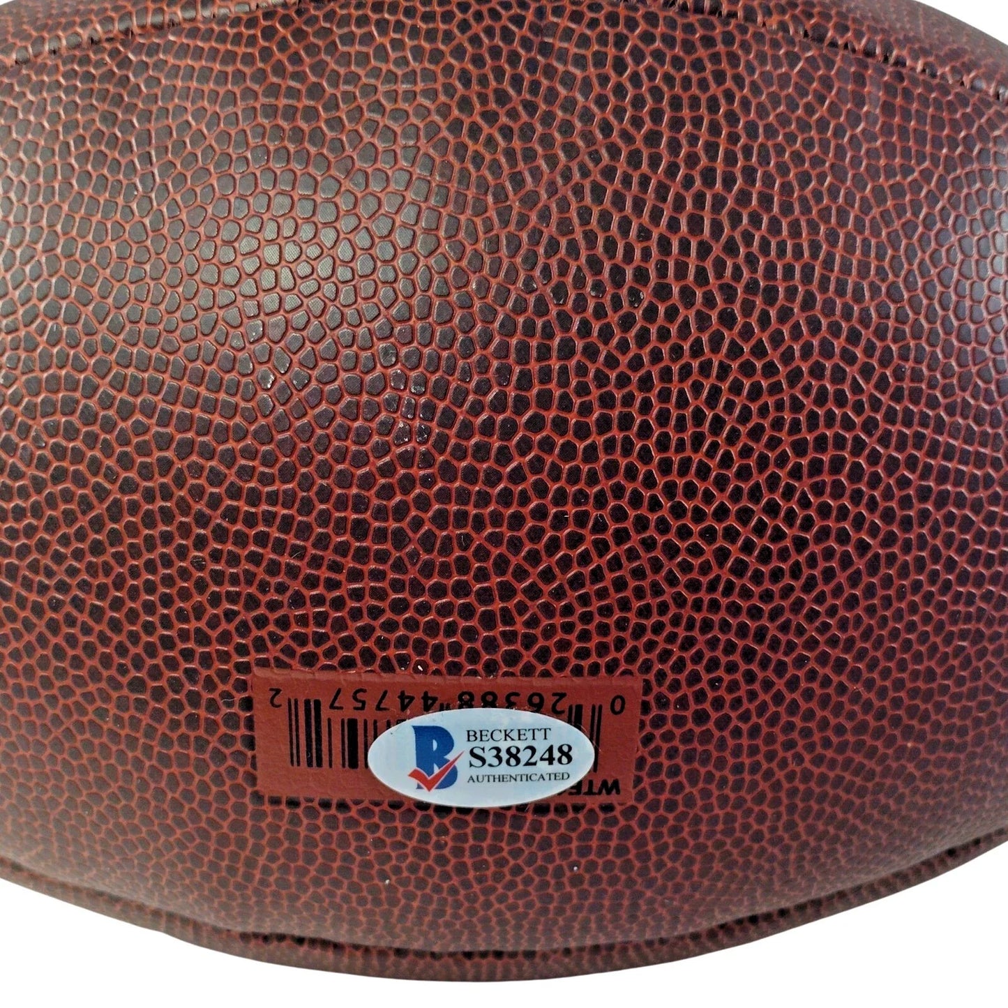 Larry Foote Pittsburgh Steelers Autographed NFL Football Inscribed — Beckett Authentication - Sport Cards