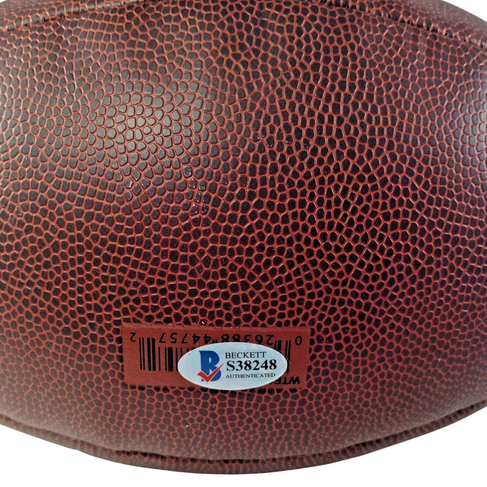 Larry Foote Pittsburgh Steelers Autographed NFL Football Inscribed — Beckett Authentication - Sport Cards