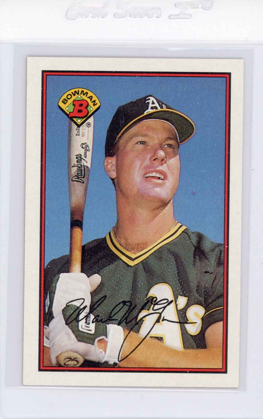 1989 Bowman #197 Mark McGwire Card