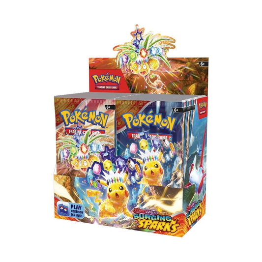Pokemon Scarlet & Violet-Surging Sparks Booster Display Box - Sport Cards