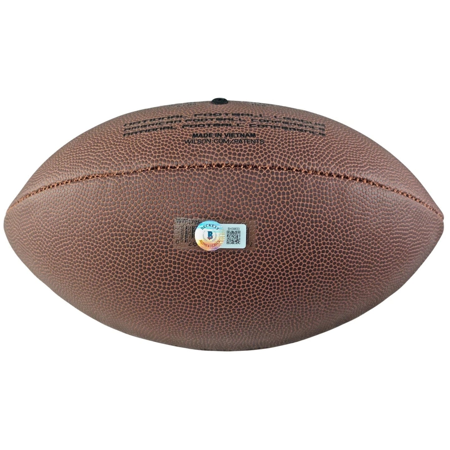 Paul Tagliabue NFL Commissioner Signed Wilson Football Beckett Authentic Auto COA Proof
