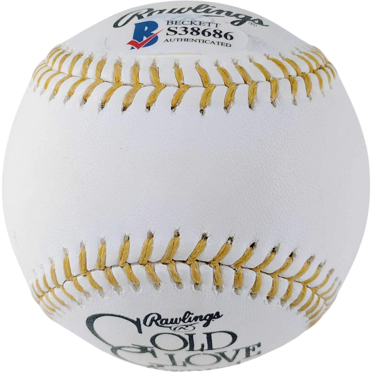 Robinson Cano Signed Gold Glove Award Logo Baseball, New York Yankees, Proof, Beckett