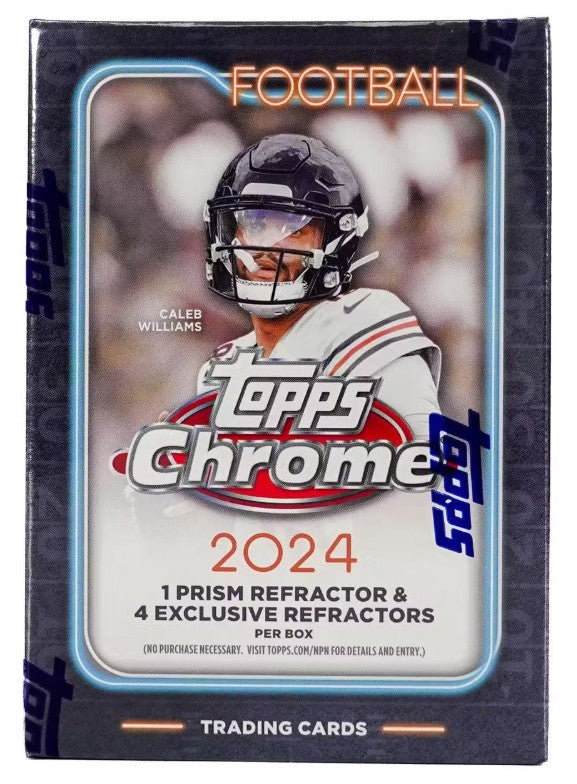 2024 Topps Chrome Football 7-Pack Blaster Box