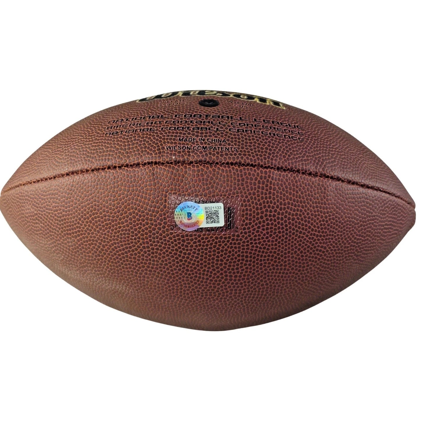 Shaquil Barrett Signed NFL Wilson Football, Tampa Bay Buccaneers, Proof Photo, Beckett COA