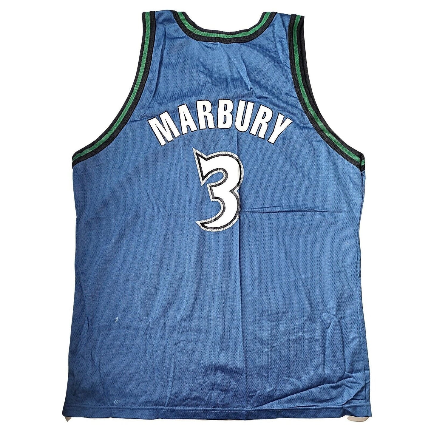 Stephon Marbury Minnesota Timberwolves Signed Champion Jersey Beckett Auth Auto COA