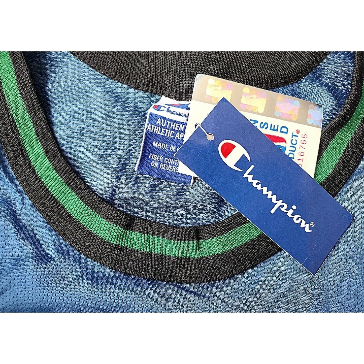 Stephon Marbury Minnesota Timberwolves Signed Champion Jersey Beckett Auth Auto COA