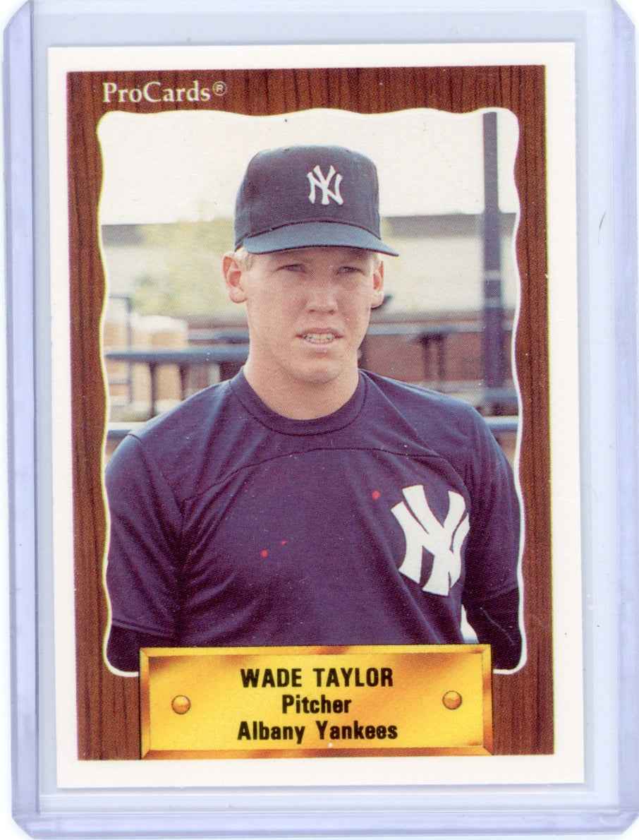 1990 Albany Yankees Procards #1176 Wade Taylor Card
