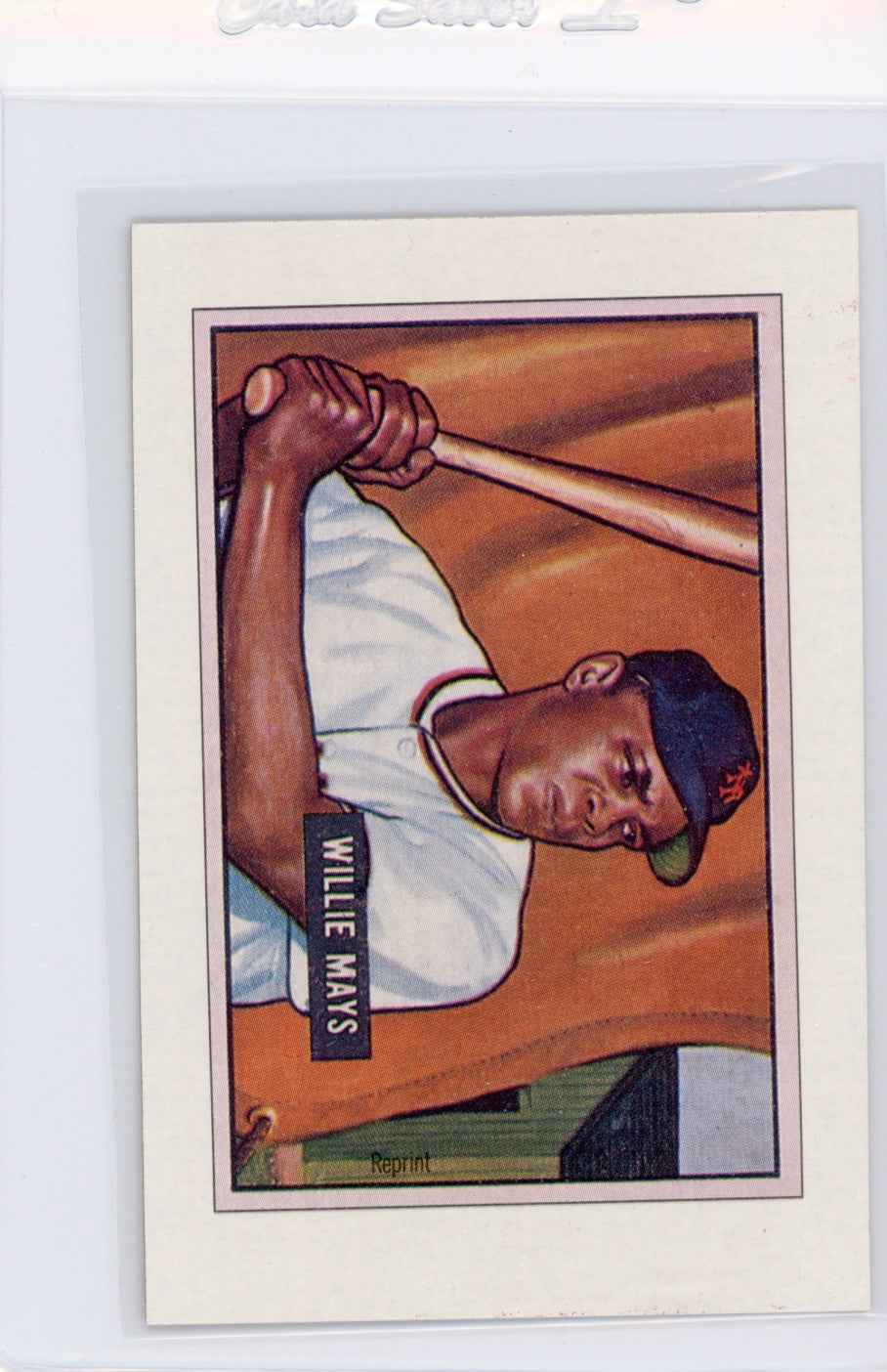 1989 Bowman Insert #7 1951 Willie Mays Card