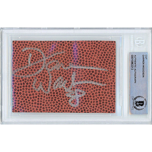 — Darren Woodson Dallas Cowboys Autographed Trading Card — Beckett Authentication