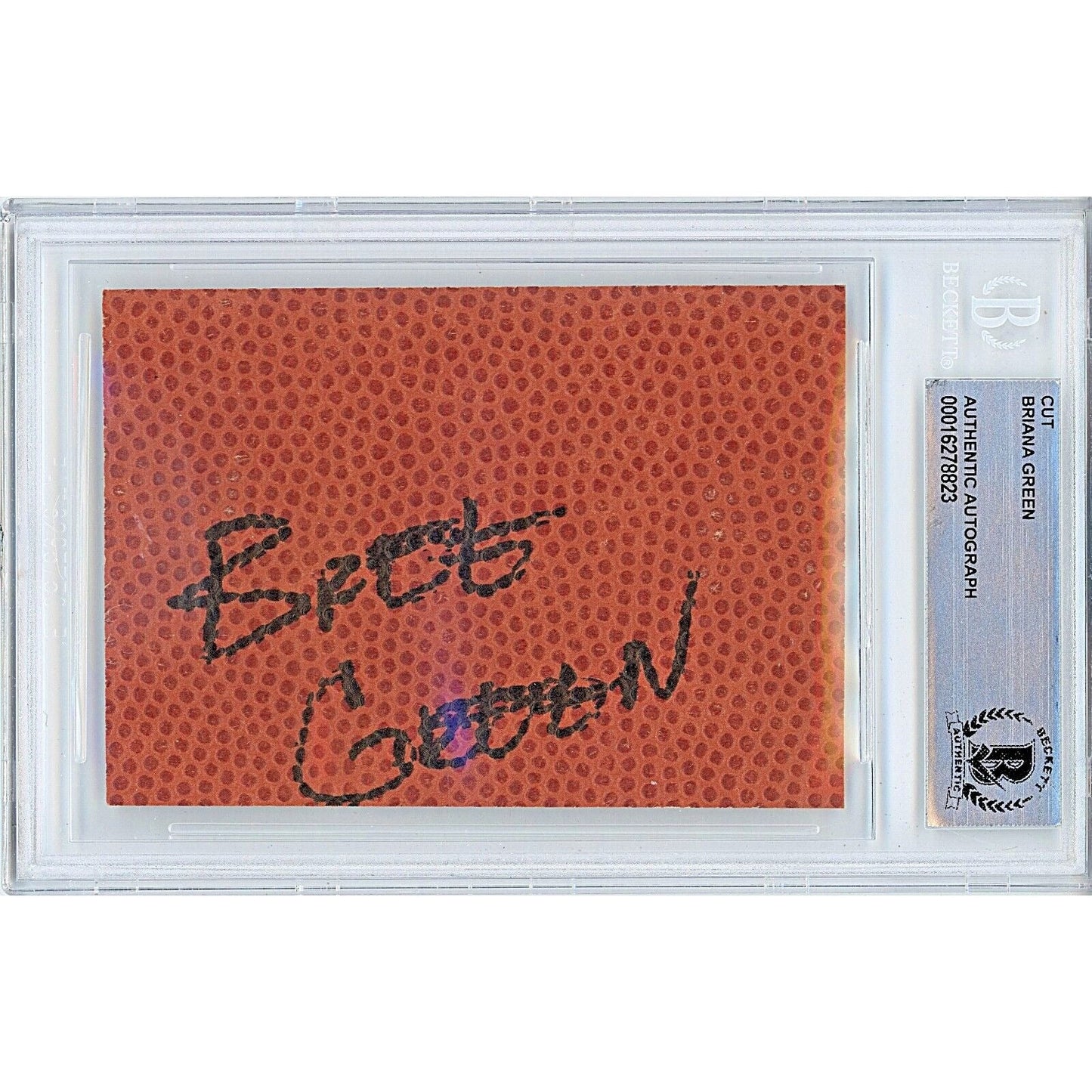 — Briana Bree Green Autographed Trading Card — Beckett Authentication