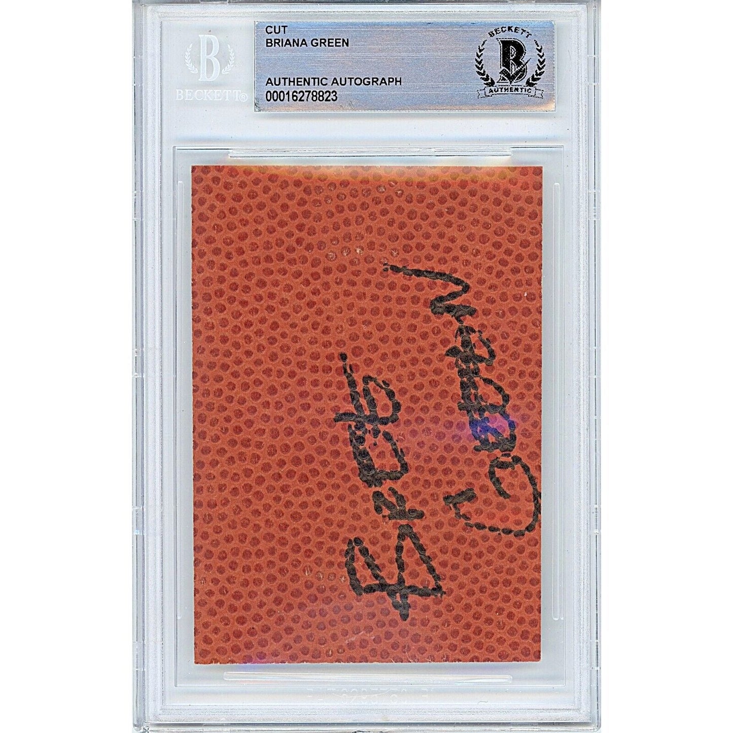— Briana Bree Green Autographed Trading Card — Beckett Authentication
