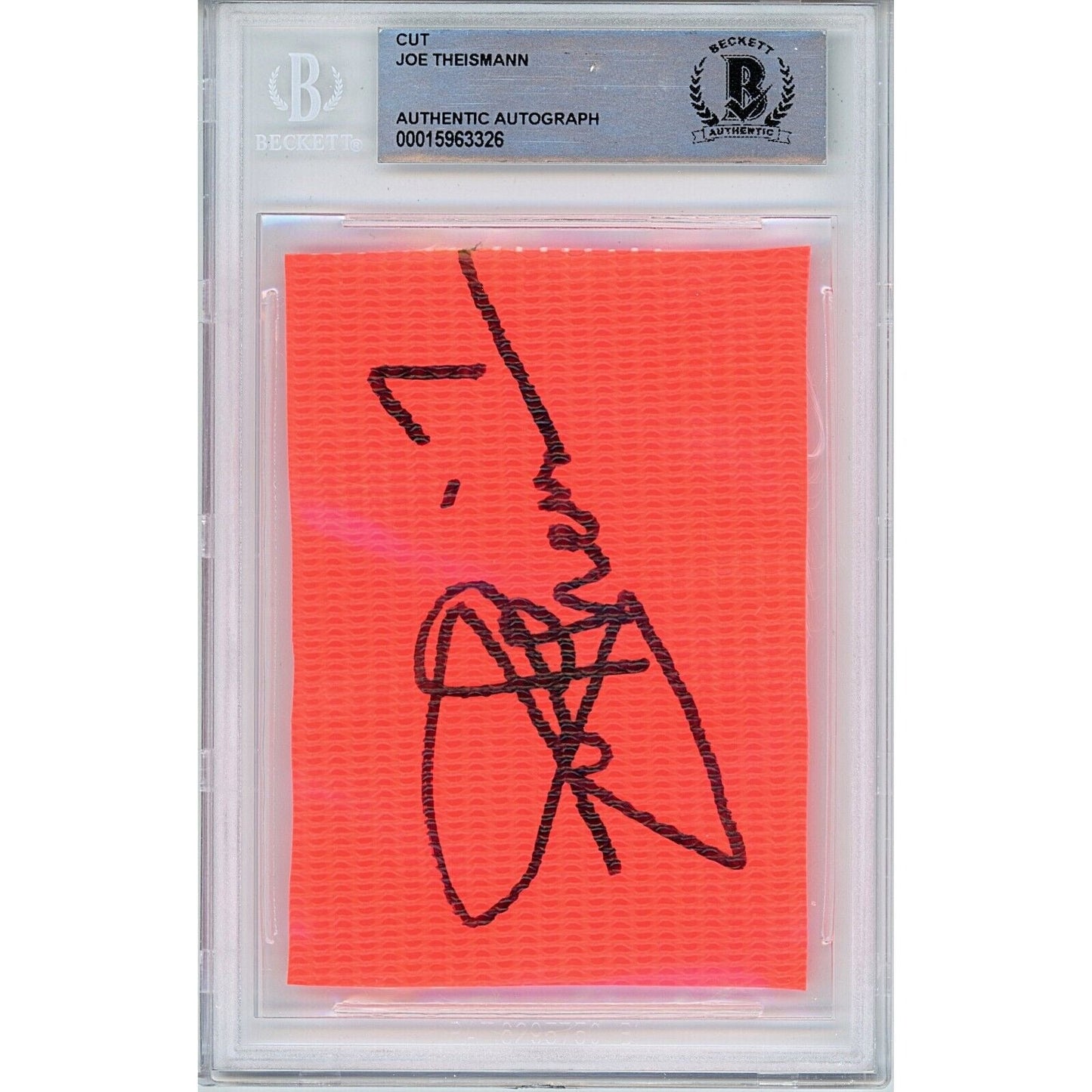 Joe Theismann Washington Commanders Autographed Trading Card #te — Beckett Authentication