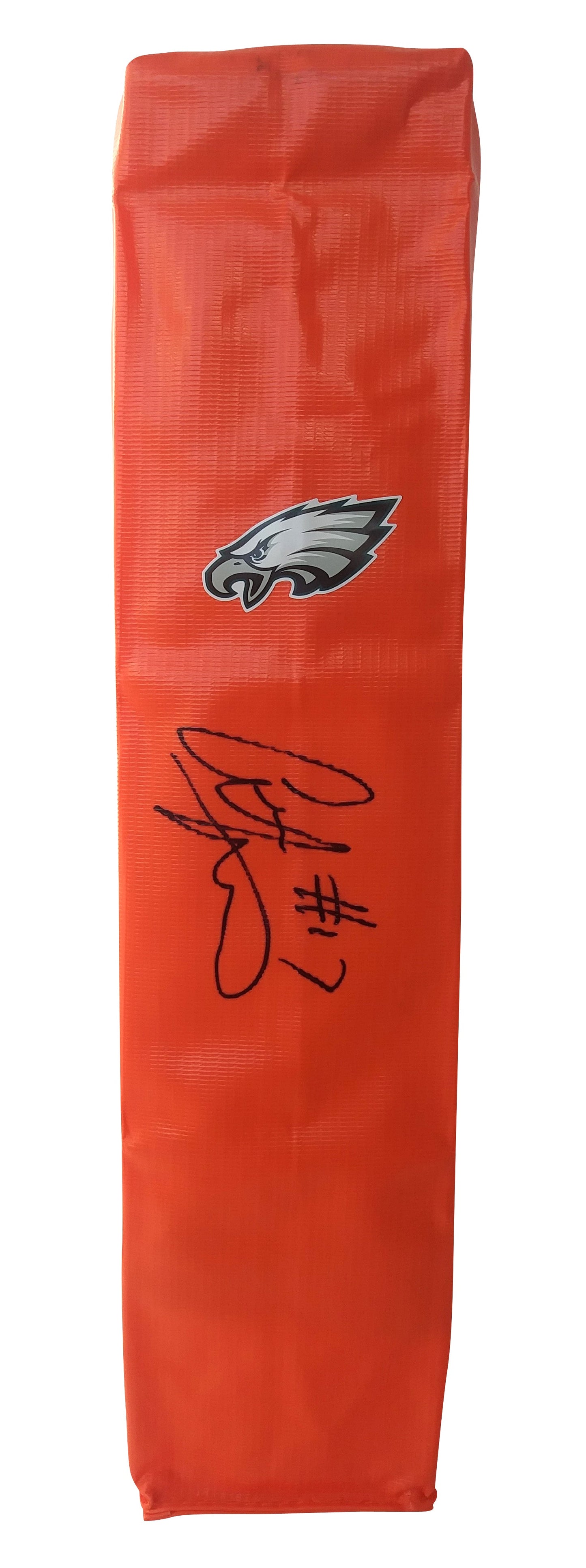 Alshon Jeffery Philadelphia Eagles Autographed Football End Zone Pylon — Beckett Authentication