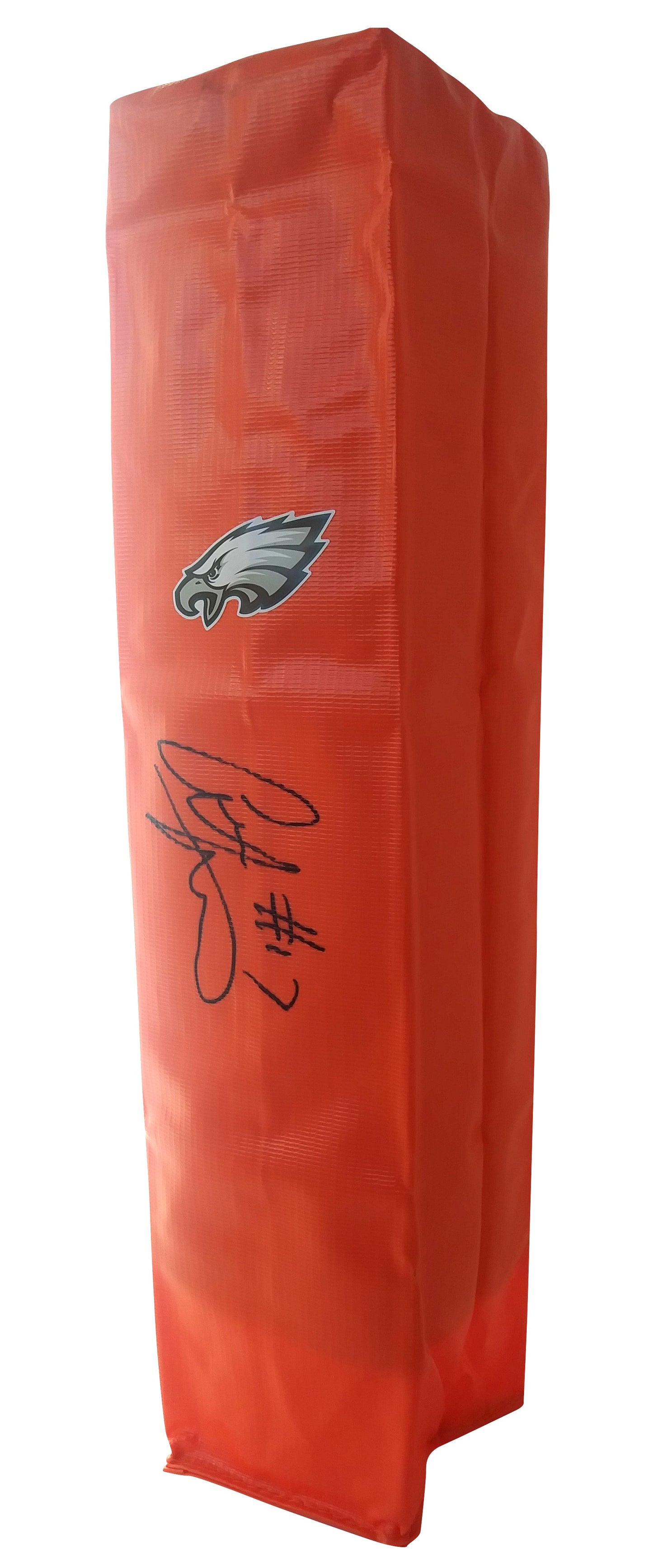 Alshon Jeffery Philadelphia Eagles Autographed Football End Zone Pylon — Beckett Authentication