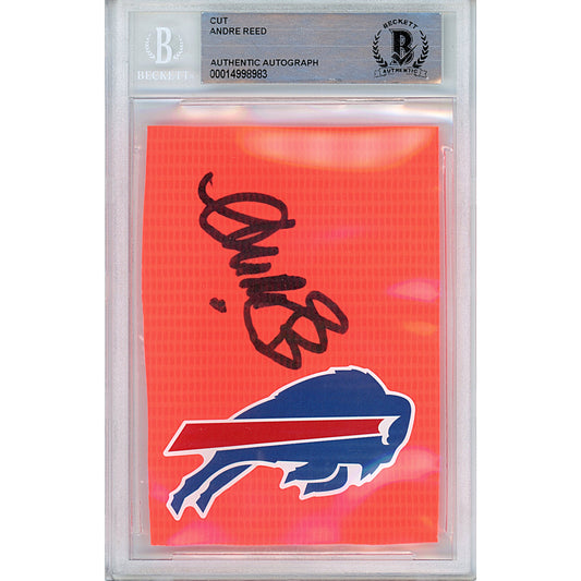 — Andre Reed Autographed Trading Card — Beckett Authentication