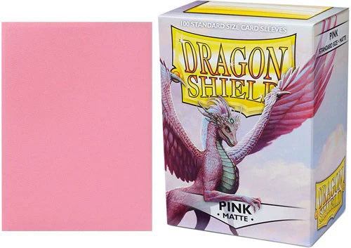Dragon Shield Matte Sleeves - Pink (100-Pack) - Sport Cards