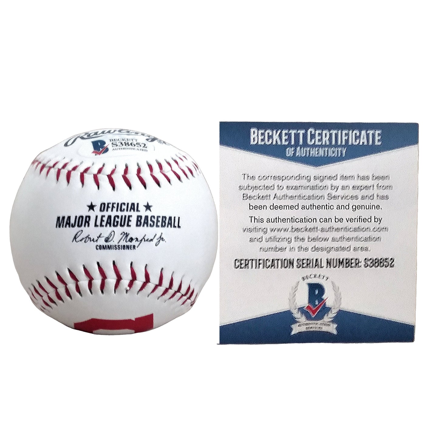 Bradley Zimmer Autographed Cleveland Indians Logo Baseball — Beckett Authentication