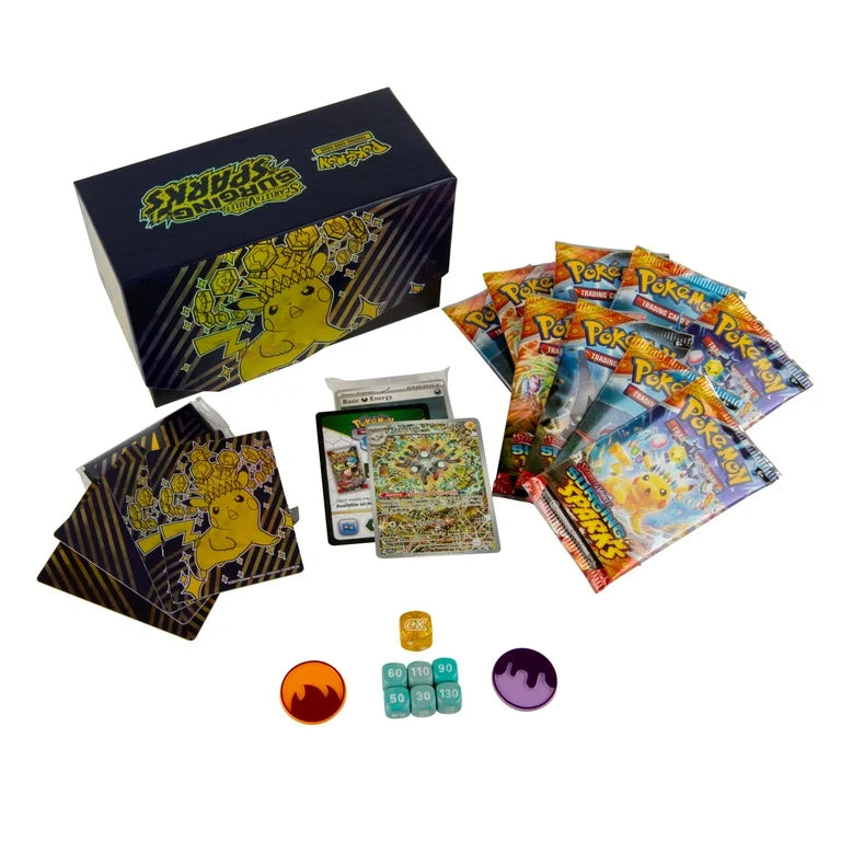 Pokemon Surging Sparks Elite Trainer Box - SV08: Surging Sparks (SV08) - Sport Cards