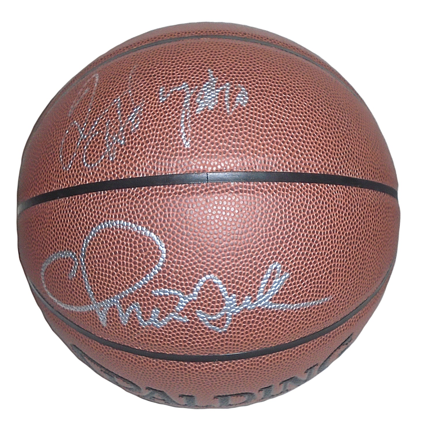 Chris Mullin And Tim Hardaway Autographed NBA Basketball, Golden State Warriors — Beckett Authentication - Sport Cards