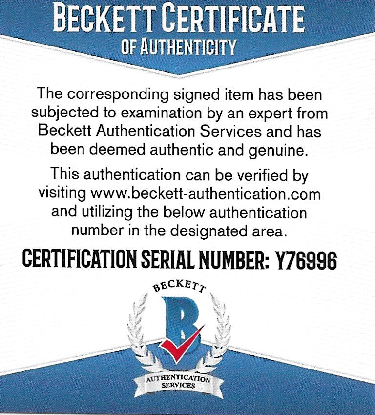 Clinton Portis Autographed NFL Wilson Football, Denver Broncos, Washington Commanders — Beckett Authentication - Sport Cards