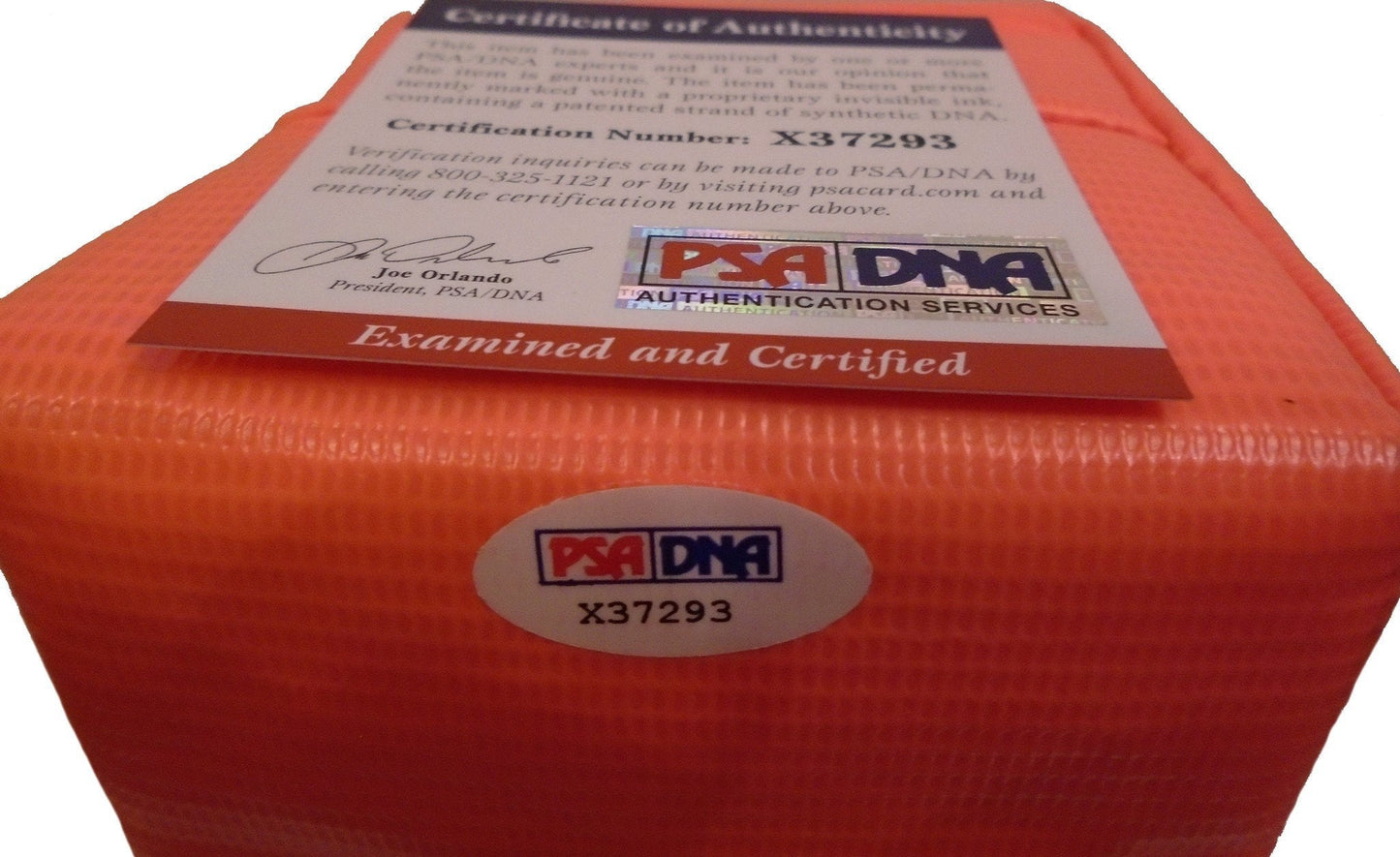 Jadeveon Clowney Houston Texans Autographed Football End Zone Pylon— PSA Authentication
