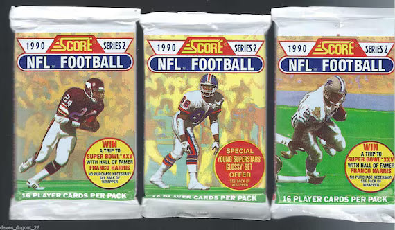 1990 Score Football Series 2 Pack - Sport Cards