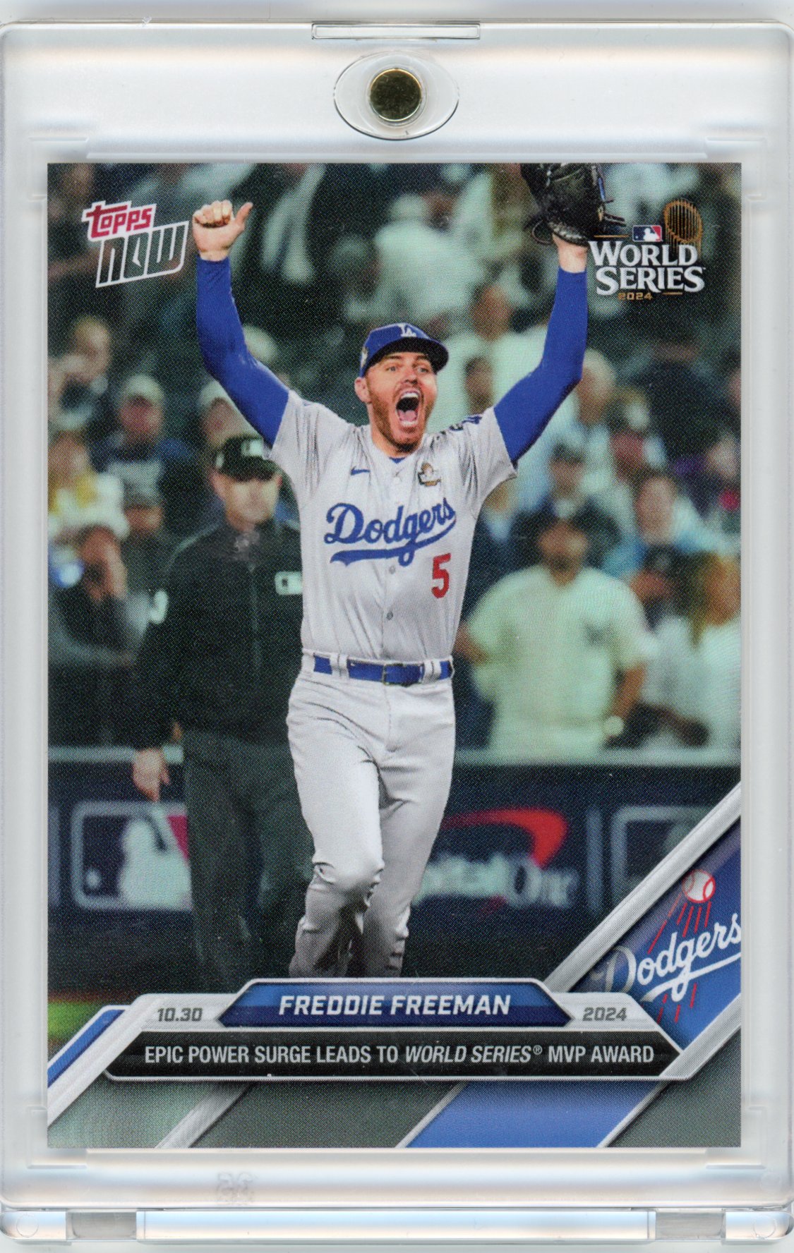2024 Topps Now Freddie Freeman #886SP Los Angeles Dodgers Baseball Card