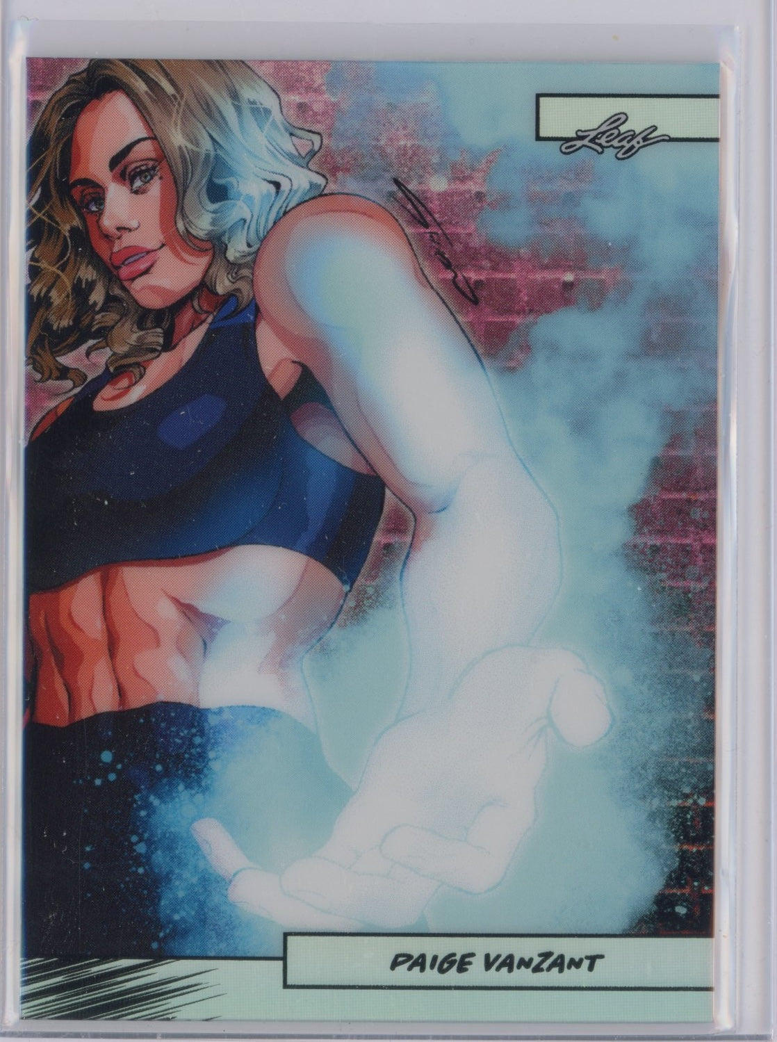 2025 Leaf Web Exclusives Anime Nation Paige VanZant #48 Silver /99 MMA Card